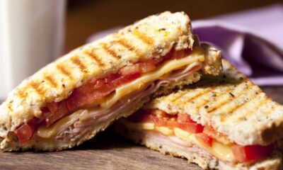 Panini Dukan de micro-ondas, opção low carb prática para o dia a dia