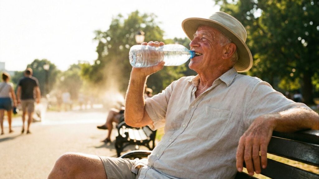 Saiba como prevenir a desidratação em idosos com técnicas simples de hidratação diária