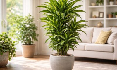 A drácea-fragrans virou símbolo de harmonia duradoura no ambiente