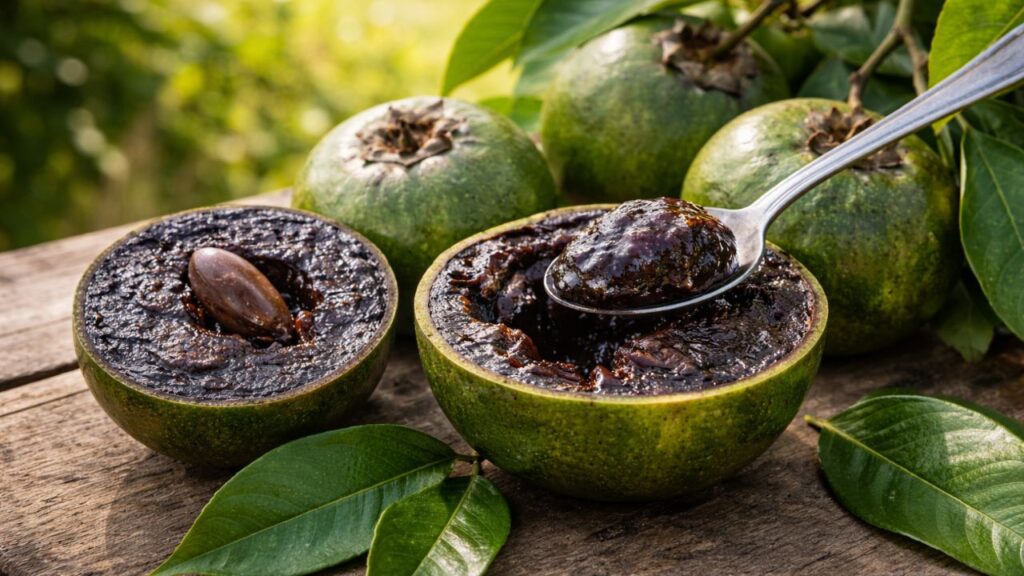 O sapoti-preto é pouco falado, mas quem prova entende por que ele chama tanta curiosidade