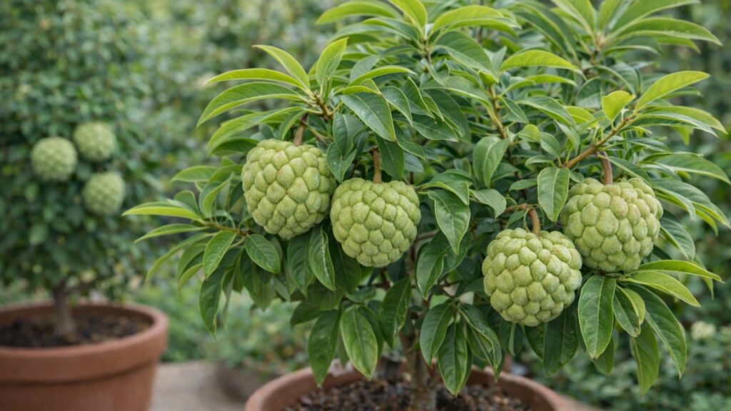 Pinha-anã cresce em pouco espaço, produz bem e surpreende no cultivo doméstico