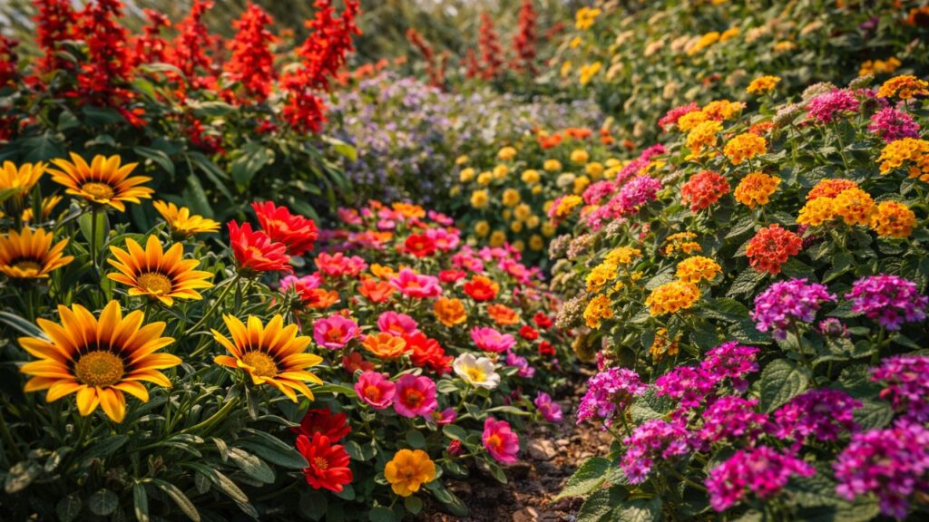 5 flores ideais para áreas quentes, abertas e com muito vento