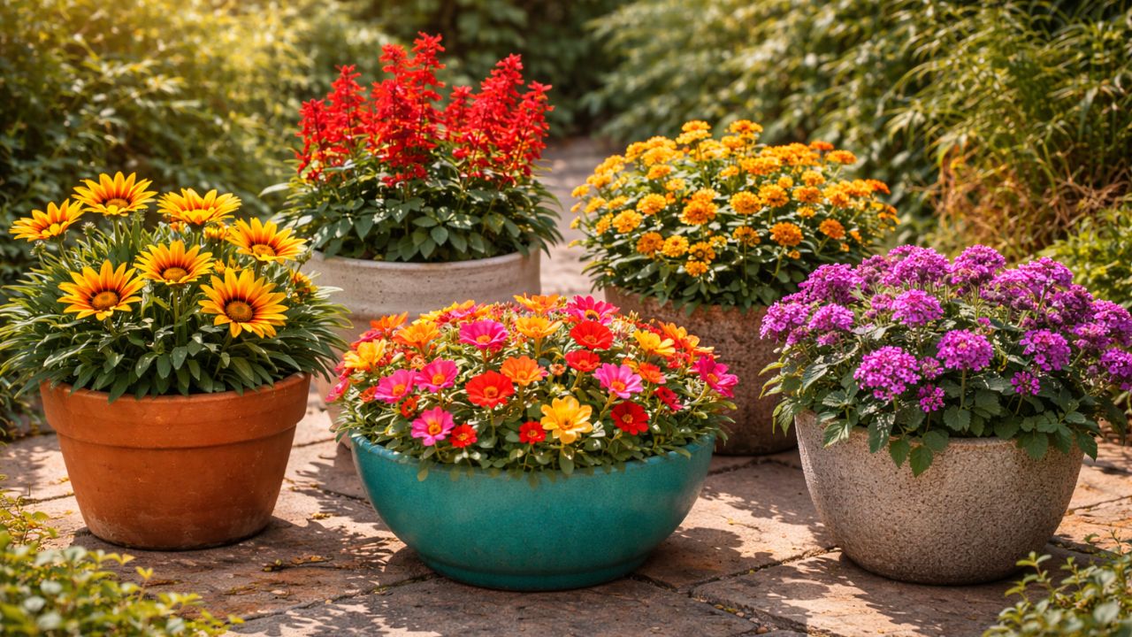 5 flores ideais para áreas quentes, abertas e com muito vento