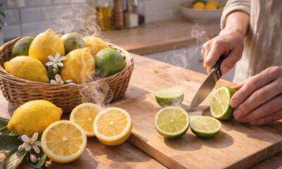 O aroma marcante do limão siciliano chama atenção em comparação ao taiti