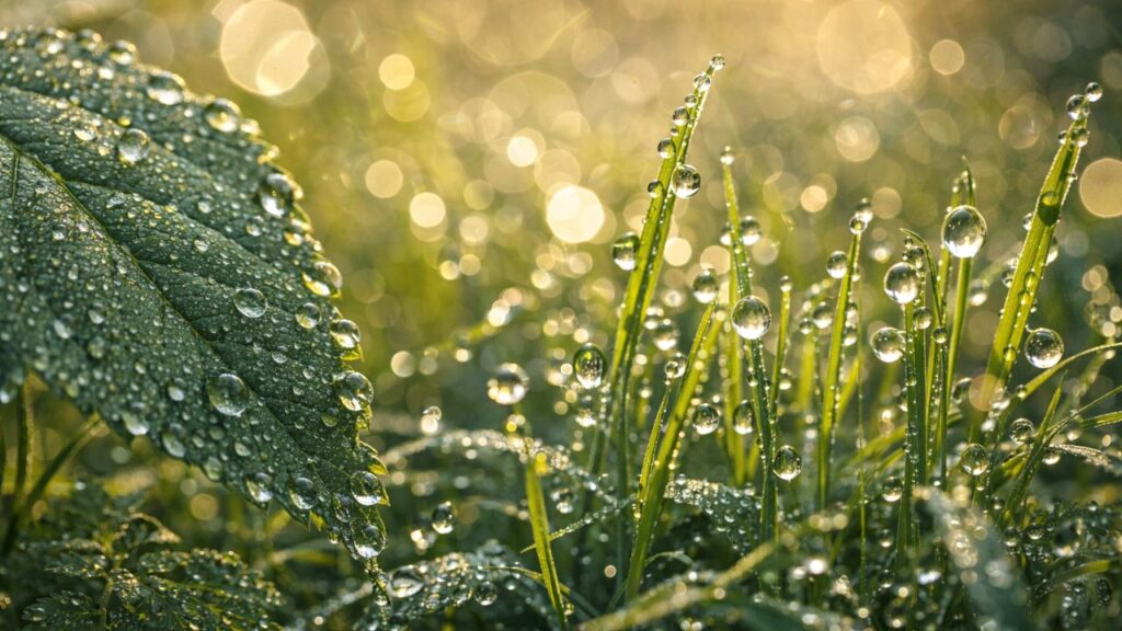 Gotas se formam do nada em certas condições e chamam atenção