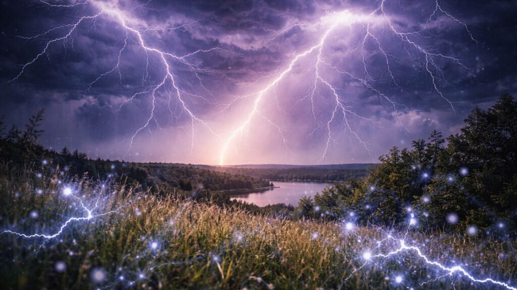 O ar pode ficar eletrizado de repente e esse fenômeno natural passa despercebido