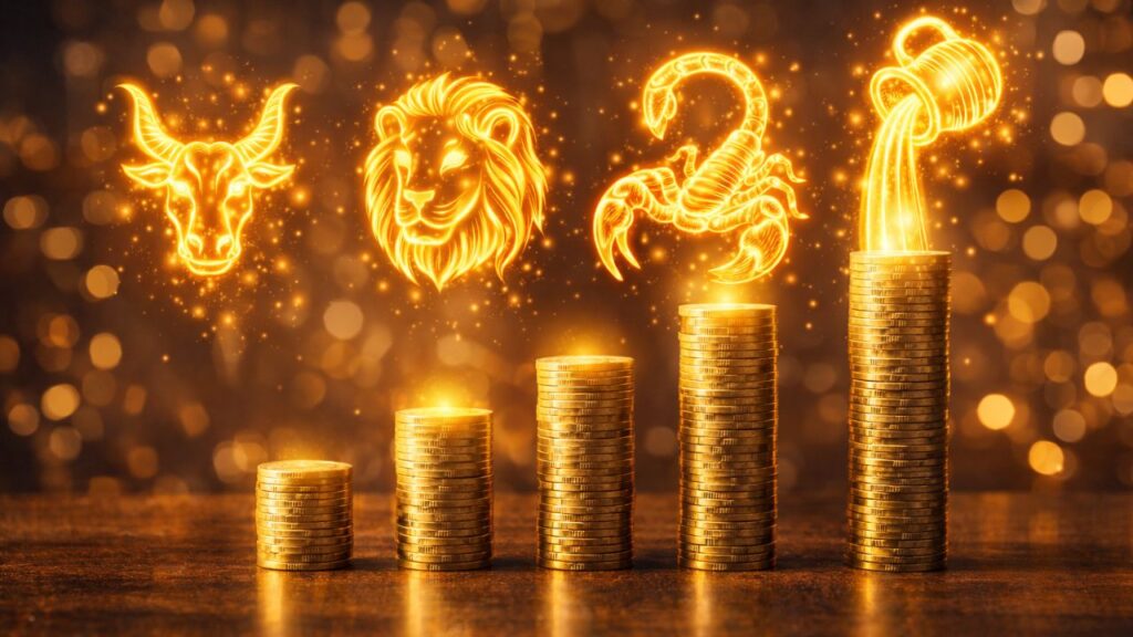 Os 4 signos que podem sentir uma virada financeira inesperada agora