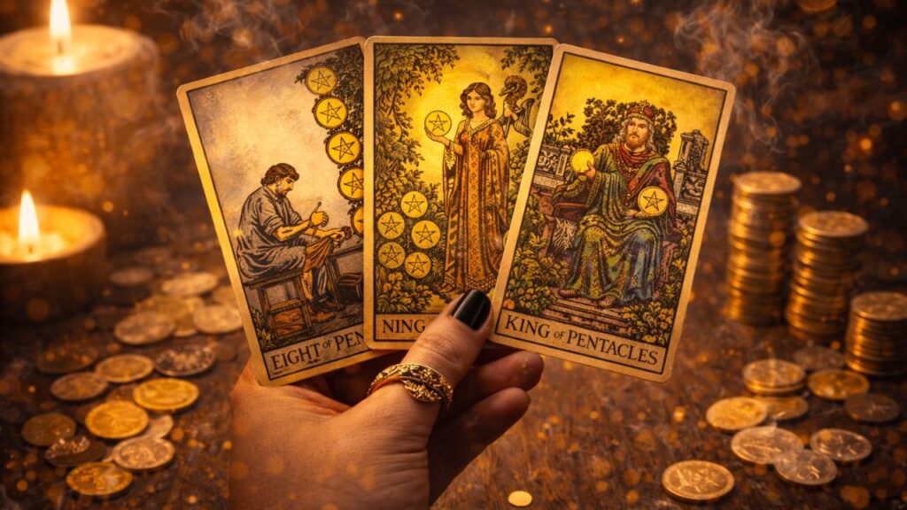 3 cartas do tarô indicam crescimento financeiro constante ao longo do tempo
