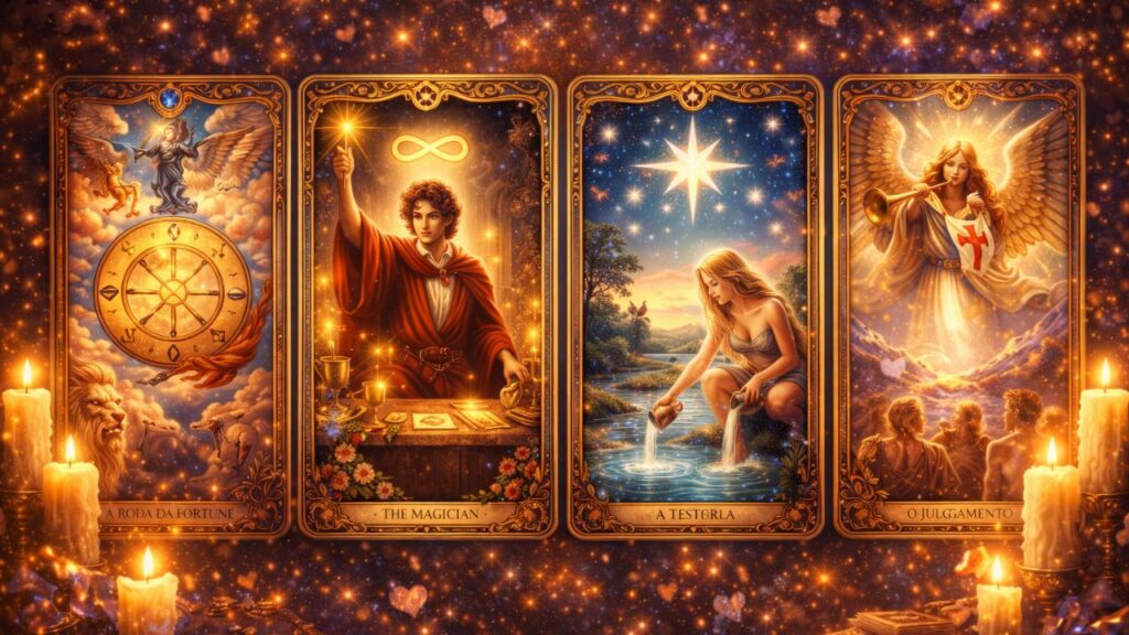 4 cartas do tarô indicam mudanças positivas à frente no seu caminho