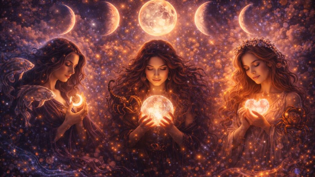 Esses signos sentem a intuição mais forte quando a Lua muda de fase