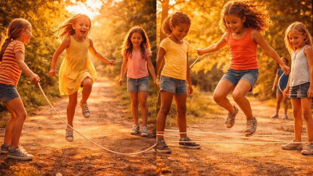 Diversões que não precisavam de tela para animar o dia inteiro