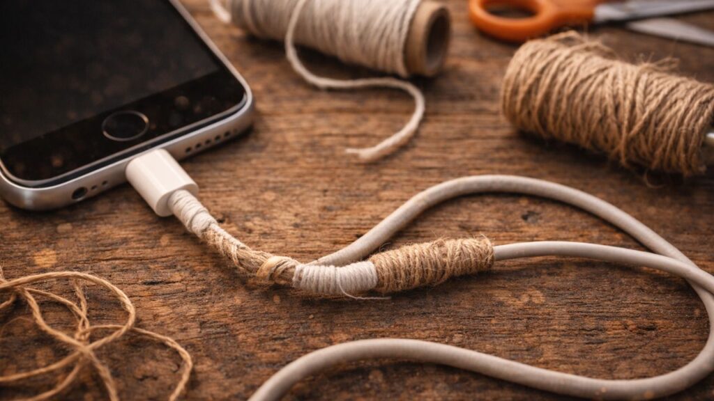 Um jeito simples de consertar o cabo do celular e fazer ele durar mais