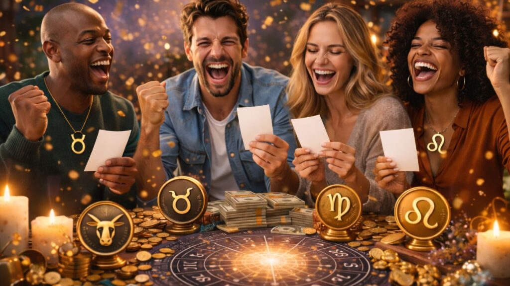 4 signos que podem ganhar na loteria segundo a energia do momento