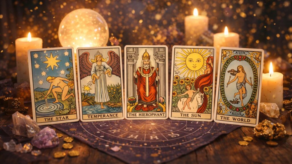 5 cartas do tarô indicam proteção espiritual e livramento