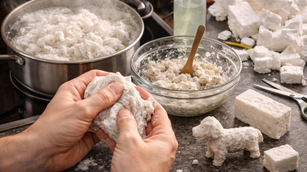 Ninguém imagina o que o papel higiênico fervido pode se transformar