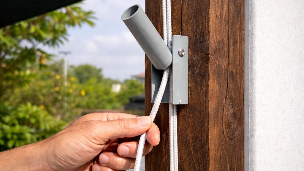 Cordão da persiana solto nunca mais com esse suporte simples