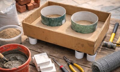 Antes de descartar papelão, veja o que você pode construir