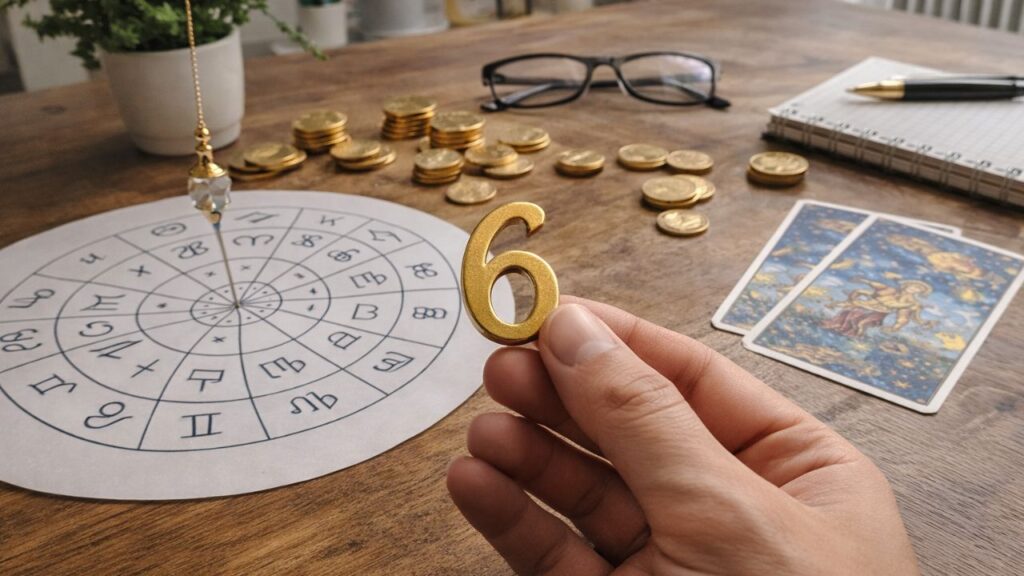 O número 6 está ligado à prosperidade construída com paciência e equilíbrio