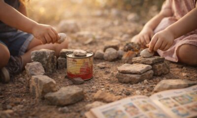 Diversões simples que não custavam nada e ocupavam a tarde inteira