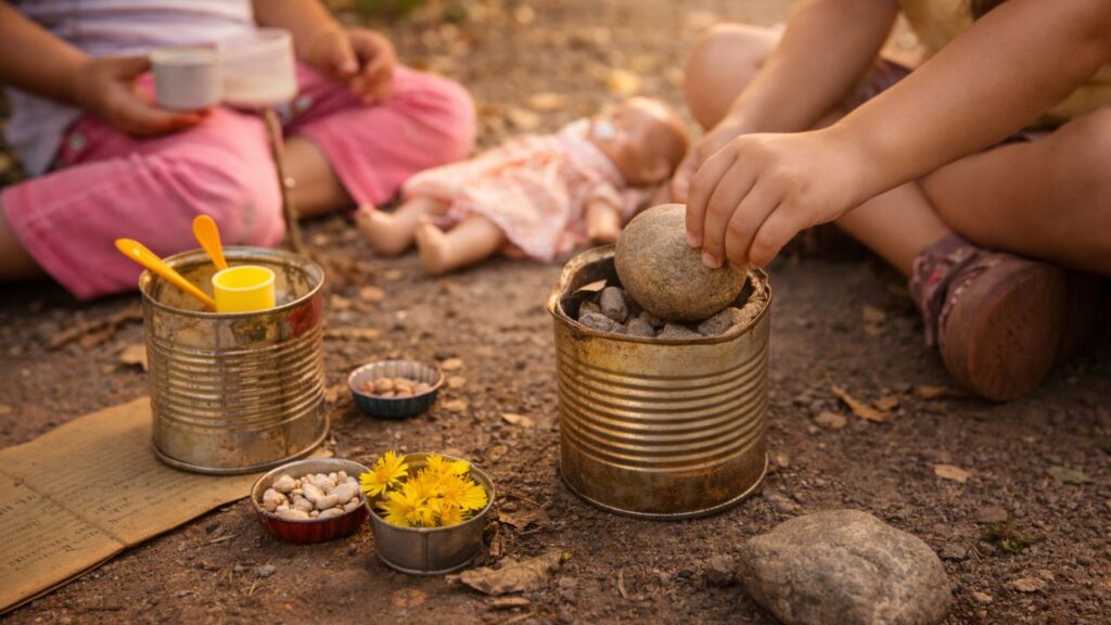 Diversões simples que não custavam nada e ocupavam a tarde inteira
