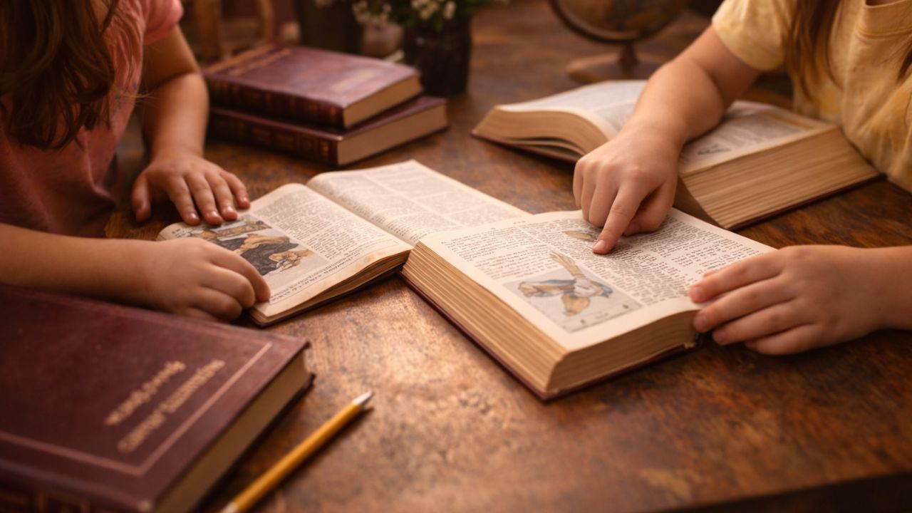 Como era aprender sem tecnologia e passar horas pesquisando na enciclopédia