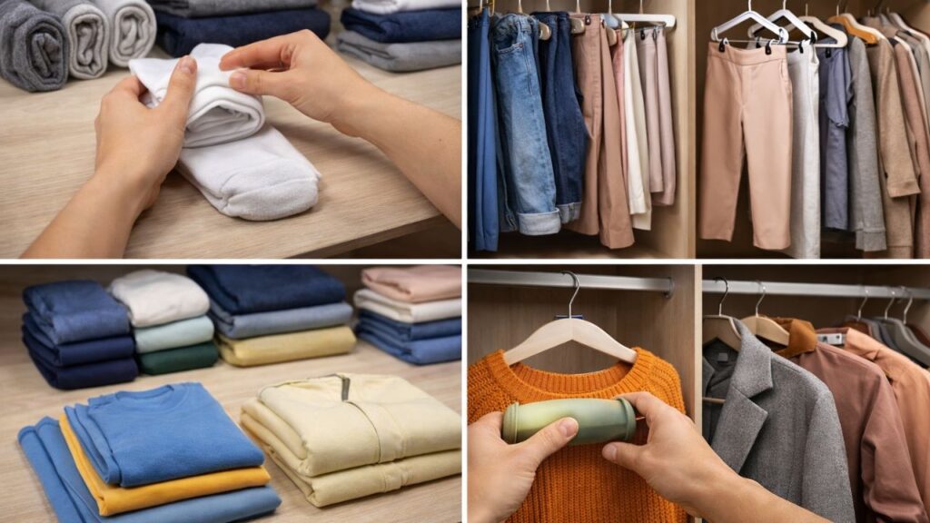 Organize suas roupas como um profissional e ganhe mais espaço no armário