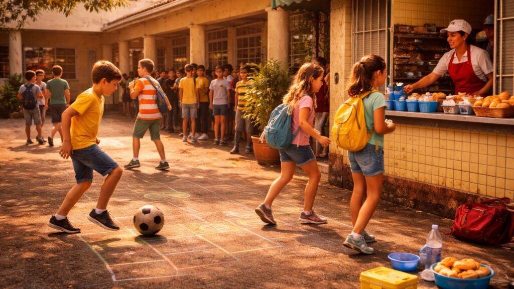 Rotinas da escola que ficaram na memória de uma geração