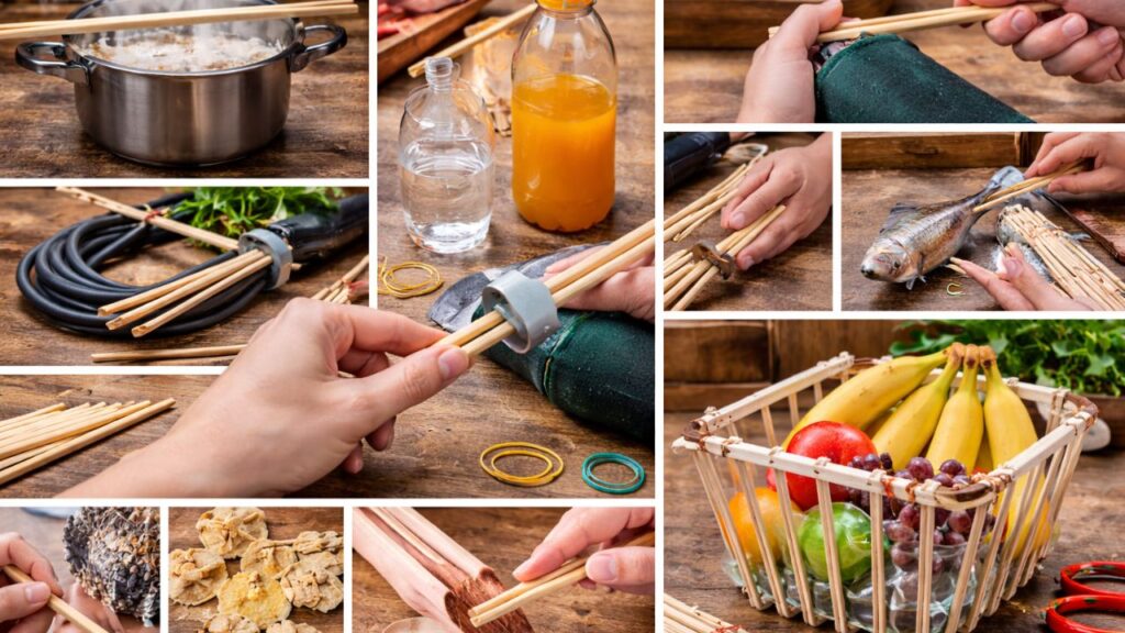 Pauzinhos simples podem virar ferramentas surpreendentes