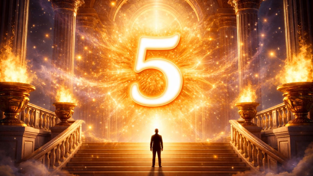 Número 5 na numerologia e o chamado para agir com coragem agora