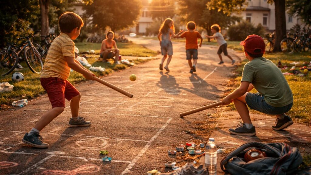 Quando taco e mãe da rua reuniam a vizinhança inteira até anoitecer