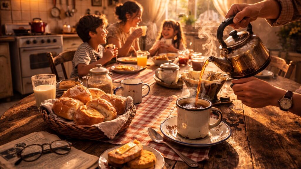 Quando o café passado na hora perfumava a casa toda manhã