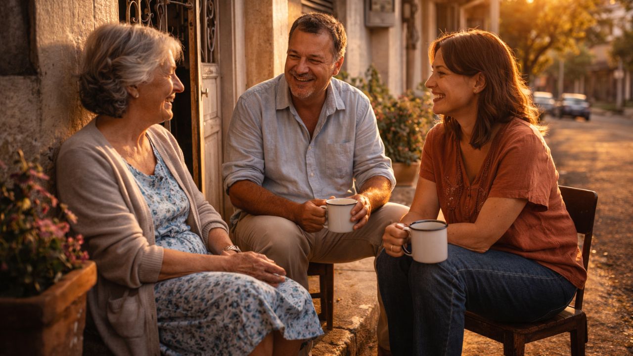 Coisas simples que ajudavam a criar laços na vizinhança