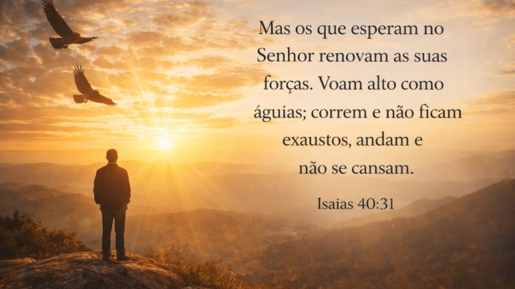 Versículo do dia: Isaías 40:31 para quem precisa renovar a esperança