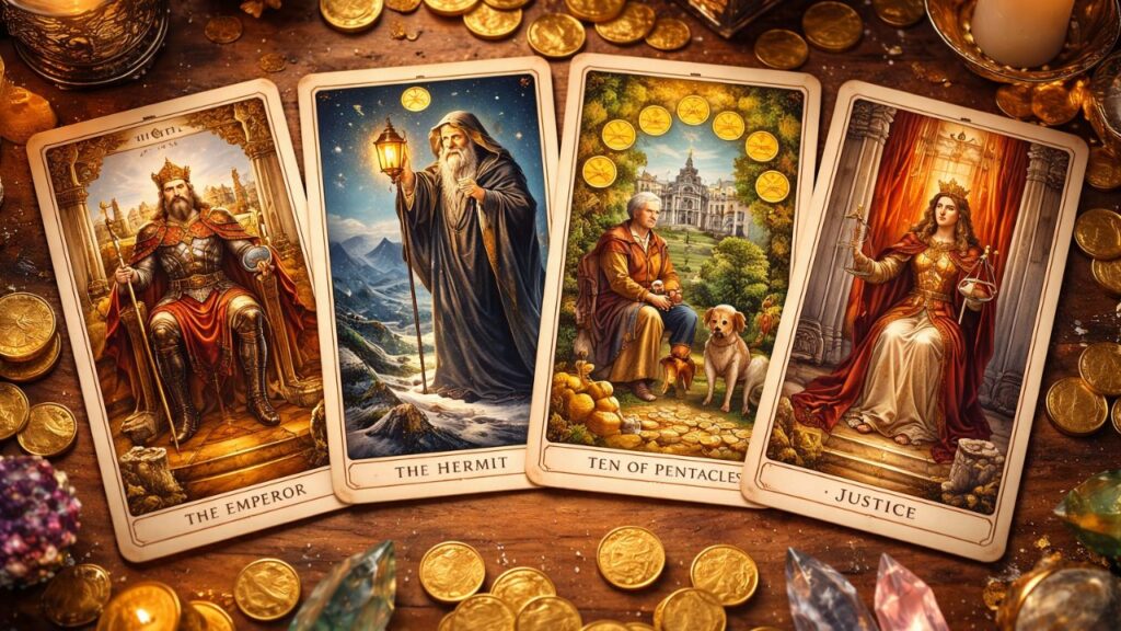 4 cartas do tarot que indicam crescimento financeiro gradual