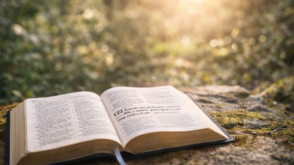 Versículo do dia: Salmos 55:22 e o sustento de Deus