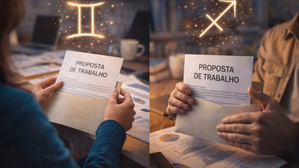 Os 2 signos que podem receber uma proposta inesperada nos próximos dias