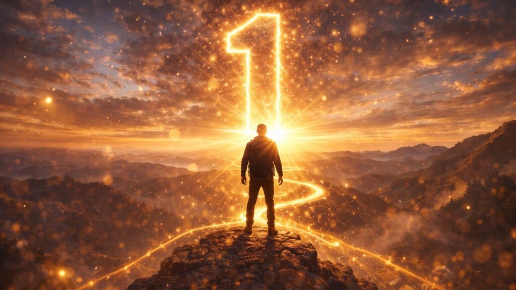 Esse número representa coragem para iniciar algo do zero