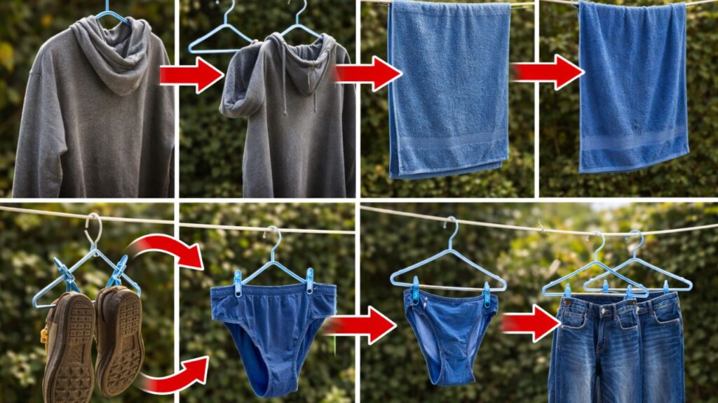 Como secar roupas mais rápido mesmo sem sol forte