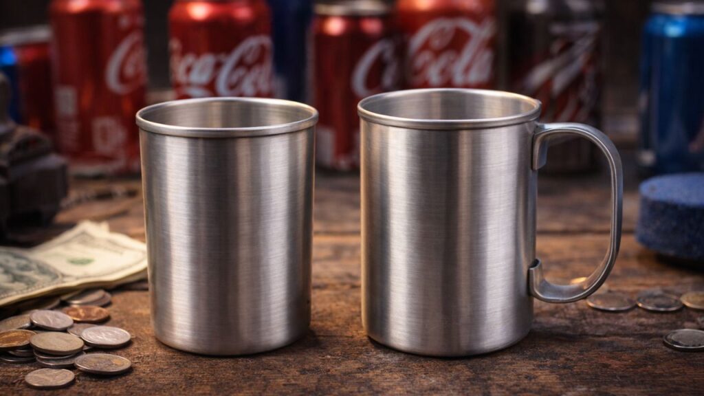 Latinhas comuns podem se transformar em copos lindos e lucrativos