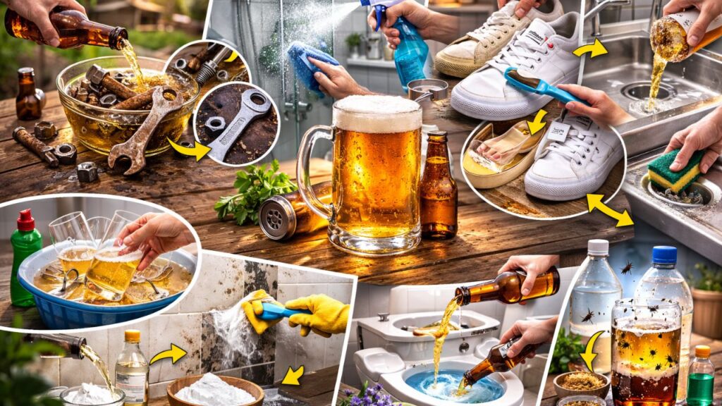 10 jeitos de reaproveitar cerveja sem gás em casa: limpeza, brilho fácil e contra mosquitos