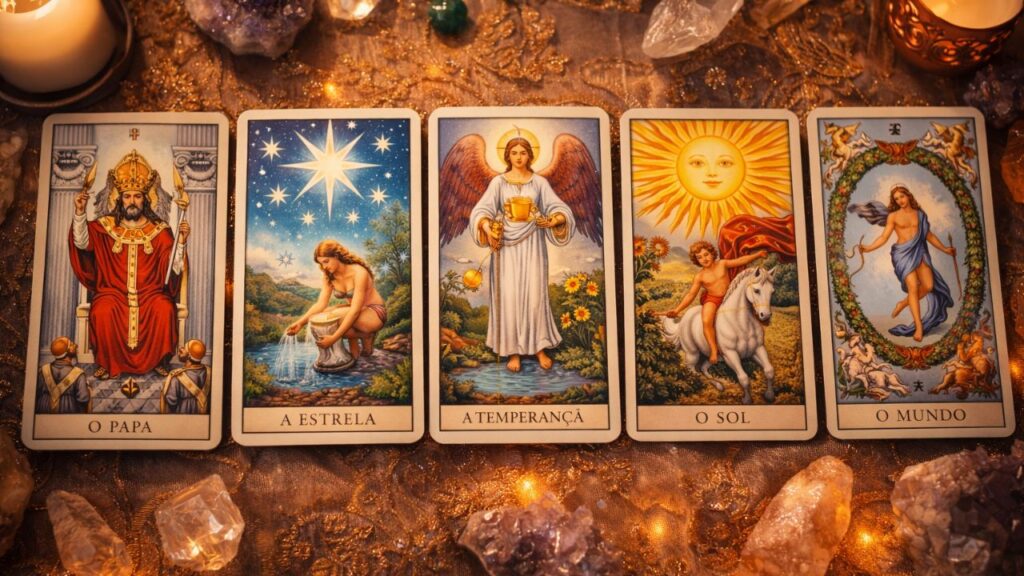 5 cartas do tarot que indicam proteção espiritual ativa neste momento