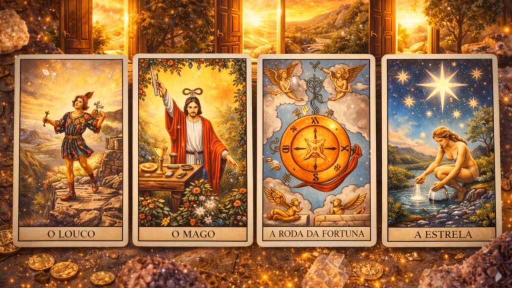 4 cartas do tarot que indicam caminhos se abrindo