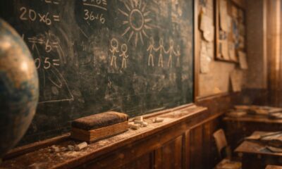 O tempo do quadro negro e do apagador marcou uma geração