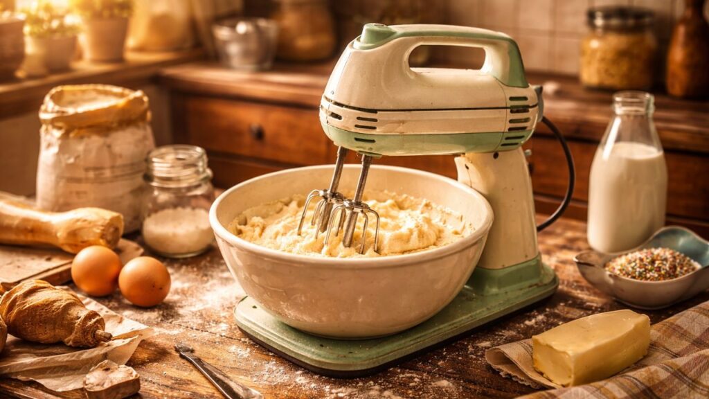 A batedeira manual que misturava massa e memórias