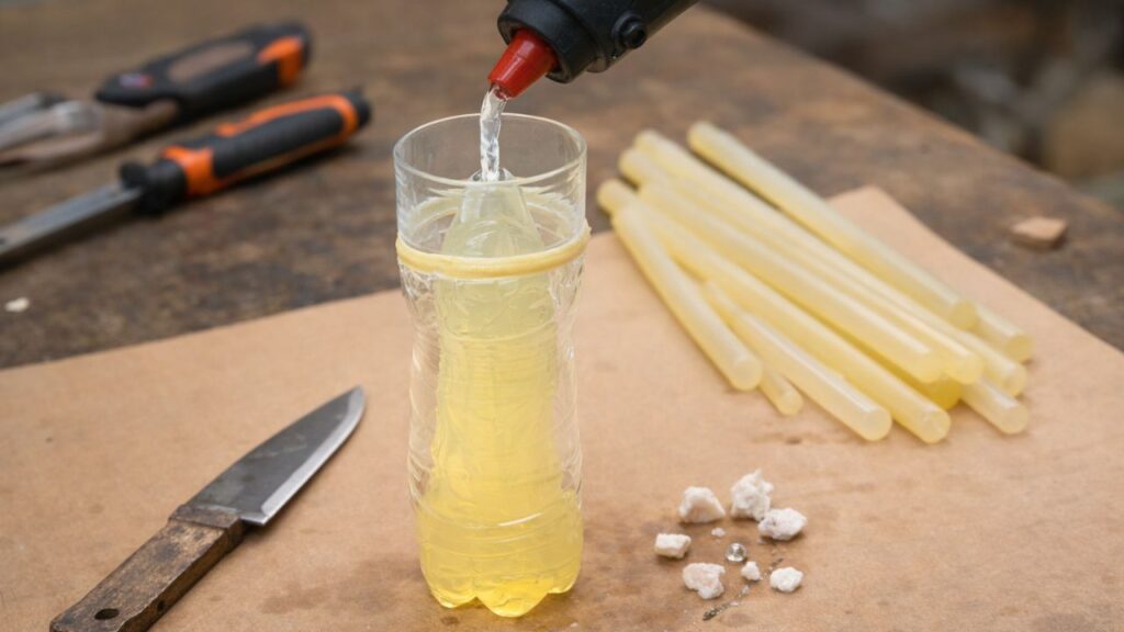 Injetar cola quente em um molde simples pode criar cabos firmes e reutilizáveis