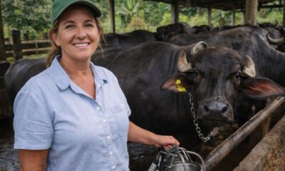 Mulher do campo apostou nas búfalas e transformou a fazenda