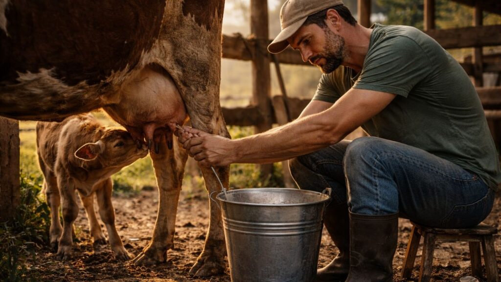 Ele trocou o conforto da cidade pela lida pesada e não quer voltar