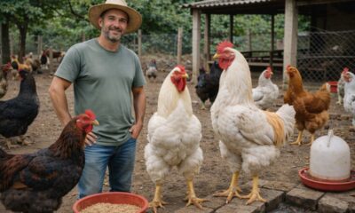 Galinhas gigantes dão mais dinheiro que porcos e vacas