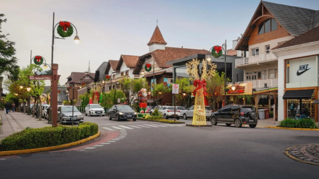 A "Pequena Europa" brasileira fundada por alemães e italianos é o destino favorito para viver o frio da Serra