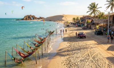 A praia brasileira em uma vila sem asfalto que foi eleita uma das praias mais bonitas do planeta
